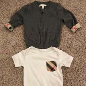 Burberry Sweater and Shirt